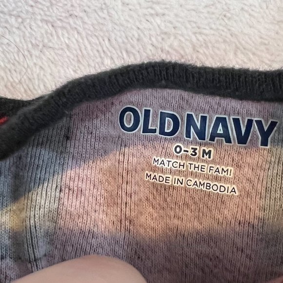 Old Navy Baby Comfy Plaid Sleeper 0 - 3 Months - Picture 5 of 5